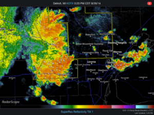 Storms Approaching Detroit