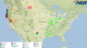 Current NWS Advisories, Watches, and Warnings in iMapPro