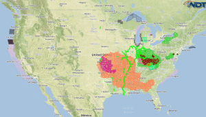 Current NWS Advisories, Watches/Warnings in iMapPro