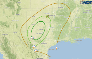 Severe Weather Potential For the Southern Plains and Gulf Coast Friday and Saturday