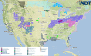 National Weather Summary for Monday, January 12, 2015