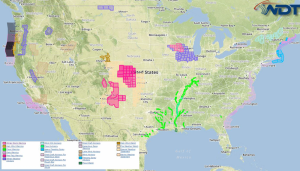 Current NWS Advisories/Watches/Warnings in iMapPro