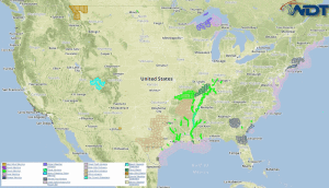 Current NWS Advisories/Watches/Warnings in iMapPro