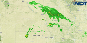 Storms Developing Over Portions of the Mid Mississippi Valley