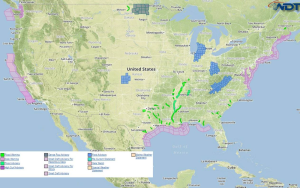 Current NWS Advisories/Watches/Warnings in iMapPro