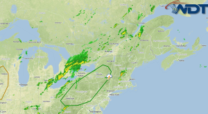 Slight Risk for Thunderstorms for Portions of the Northeast