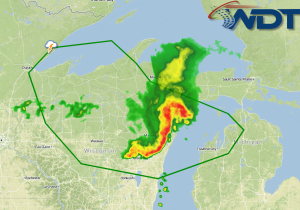 Slight Risk of Severe Weather for Portions of the Great Lakes