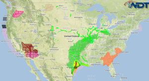 Current NWS Advisories/Watches/Warnings in iMapPro