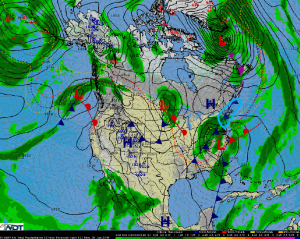 National Weather Summary for Monday, January 26, 2015