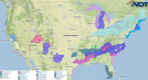 National Weather Summary for Tuesday, February 24, 2015