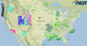 National Weather Summary for Thursday, April 16, 2015