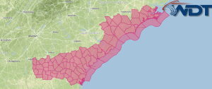 Severe Thunderstorm Watch for Portions of the Carolinas and Georgia