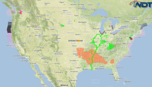 Current NWS Advisories/Watches/Warnings in iMapPro