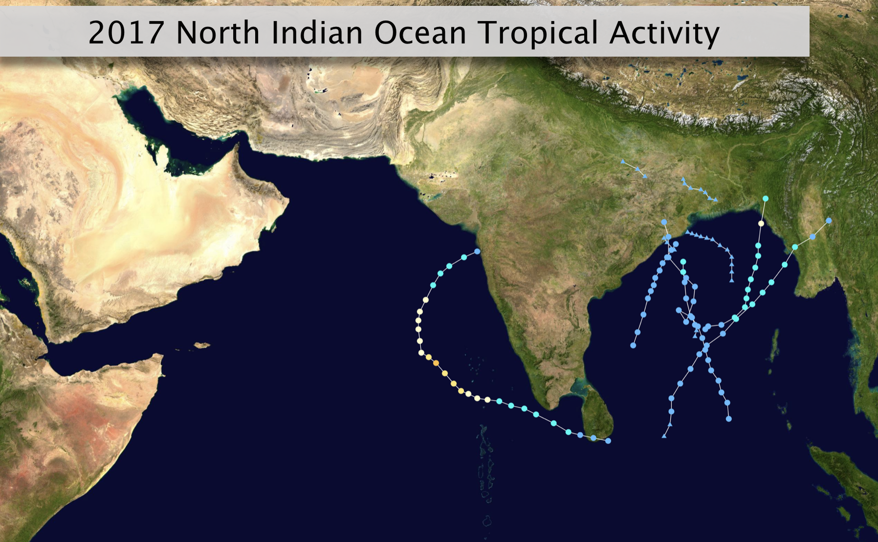 2017 N Indian Ocean Tropical Activity