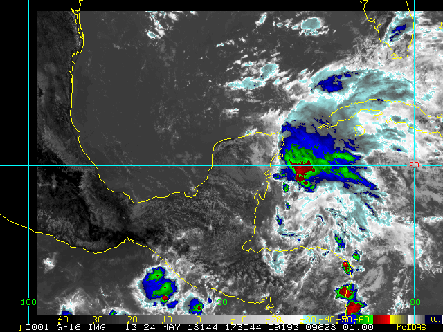 Enhanced Infrared Satellite 5/24/18