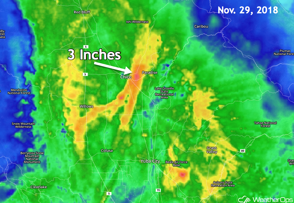 WeatherOps Commander 24-Hour Rainfall