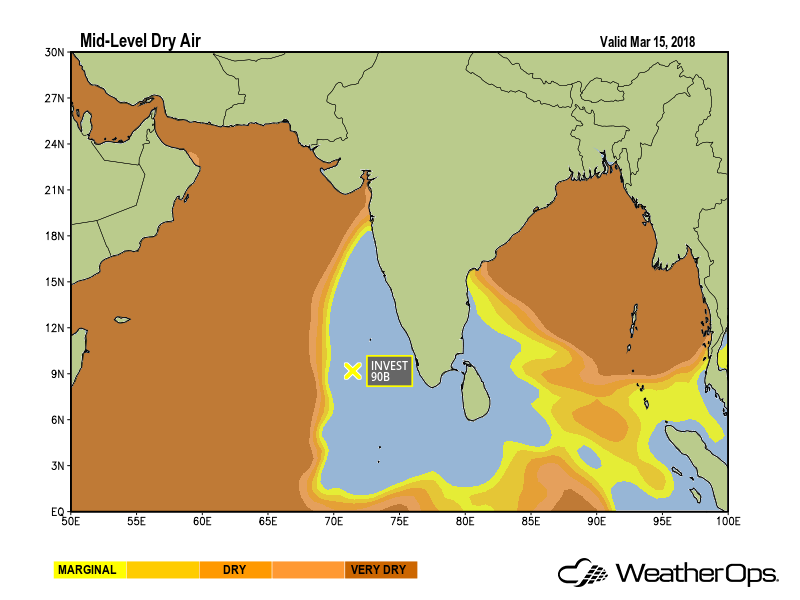 Dry Air Indian Ocean