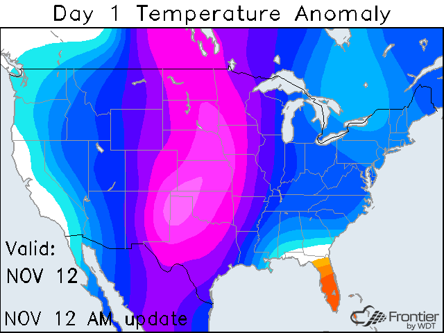 Day 1 Temperature Anomaly