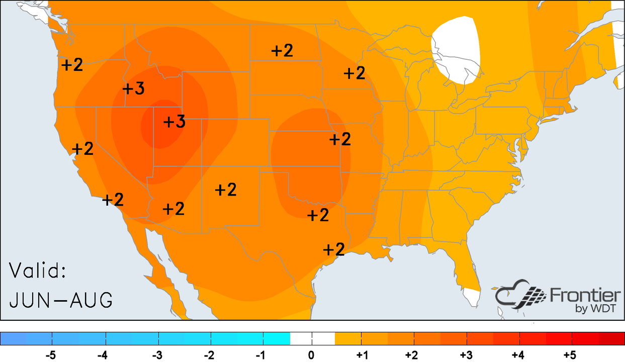 Summer 2018 Temperature Outlook