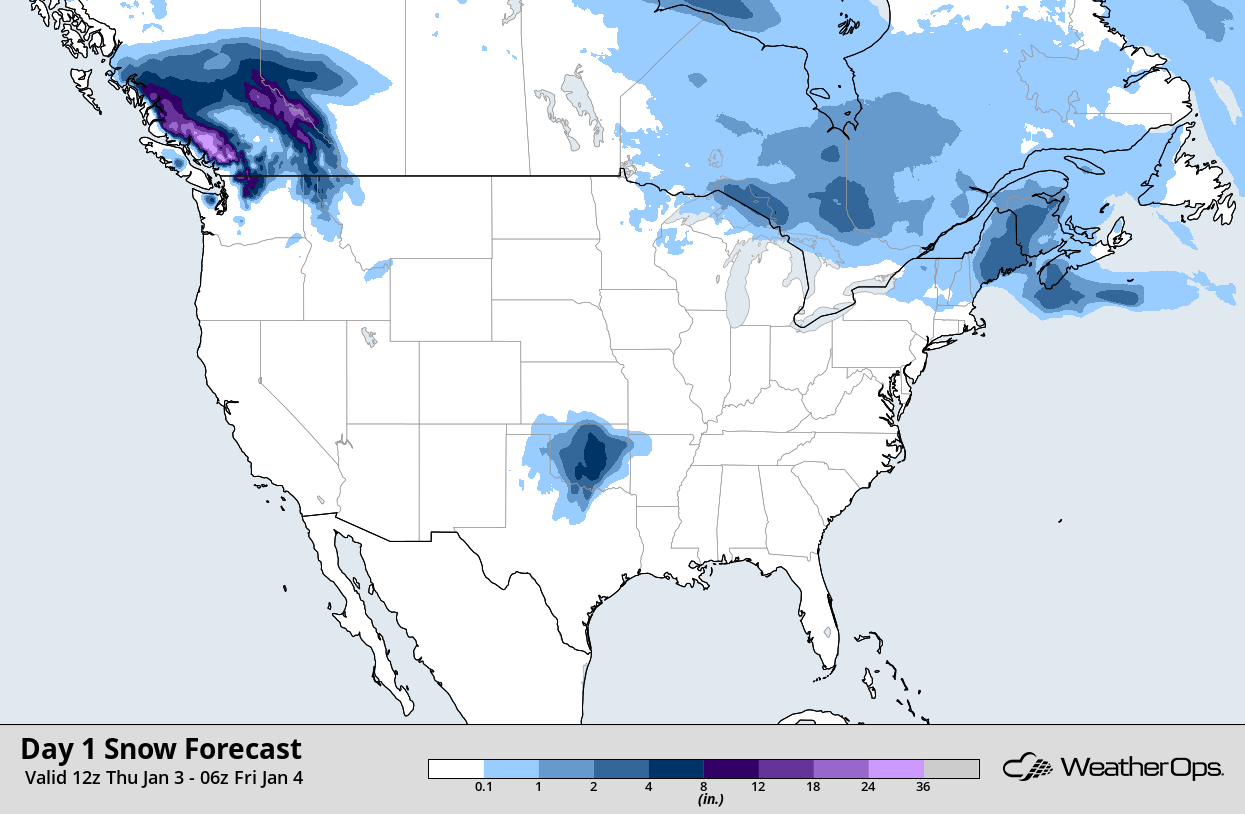 WeatherOps Snow Accumulation