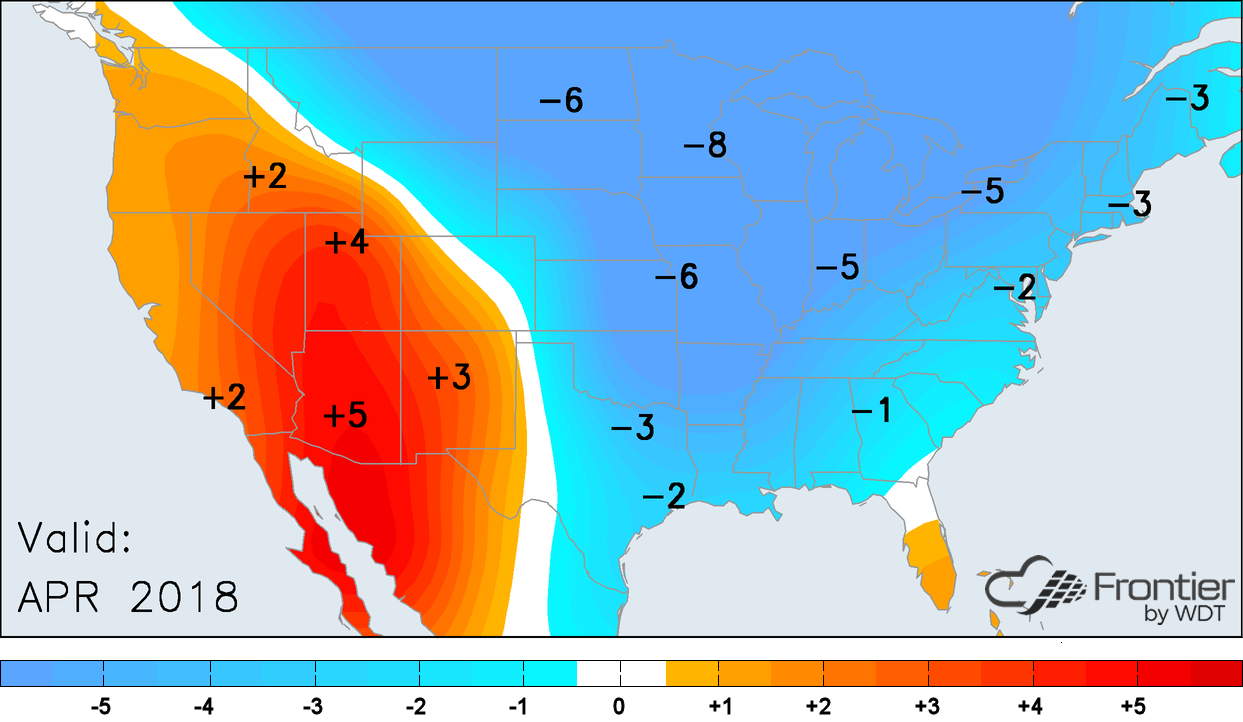 April Temp Anomalies