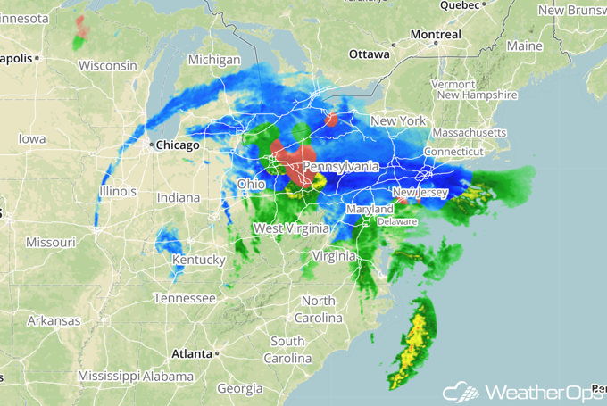 Mosaic Radar on WeatherOps Commander- Valid Nov 15