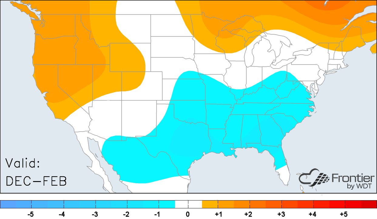 Dec-Feb Temperature Anomalies