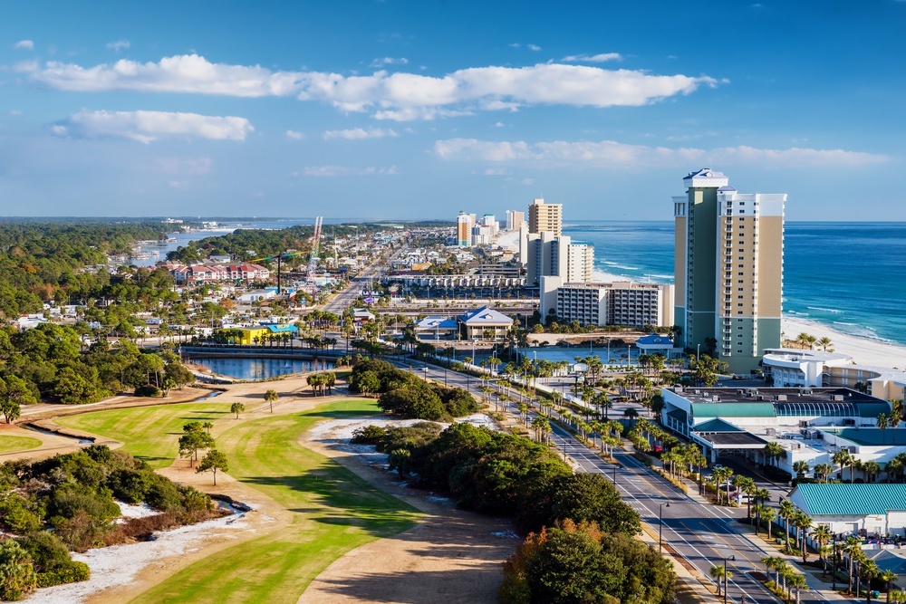 Panama City Beach FL Skyline