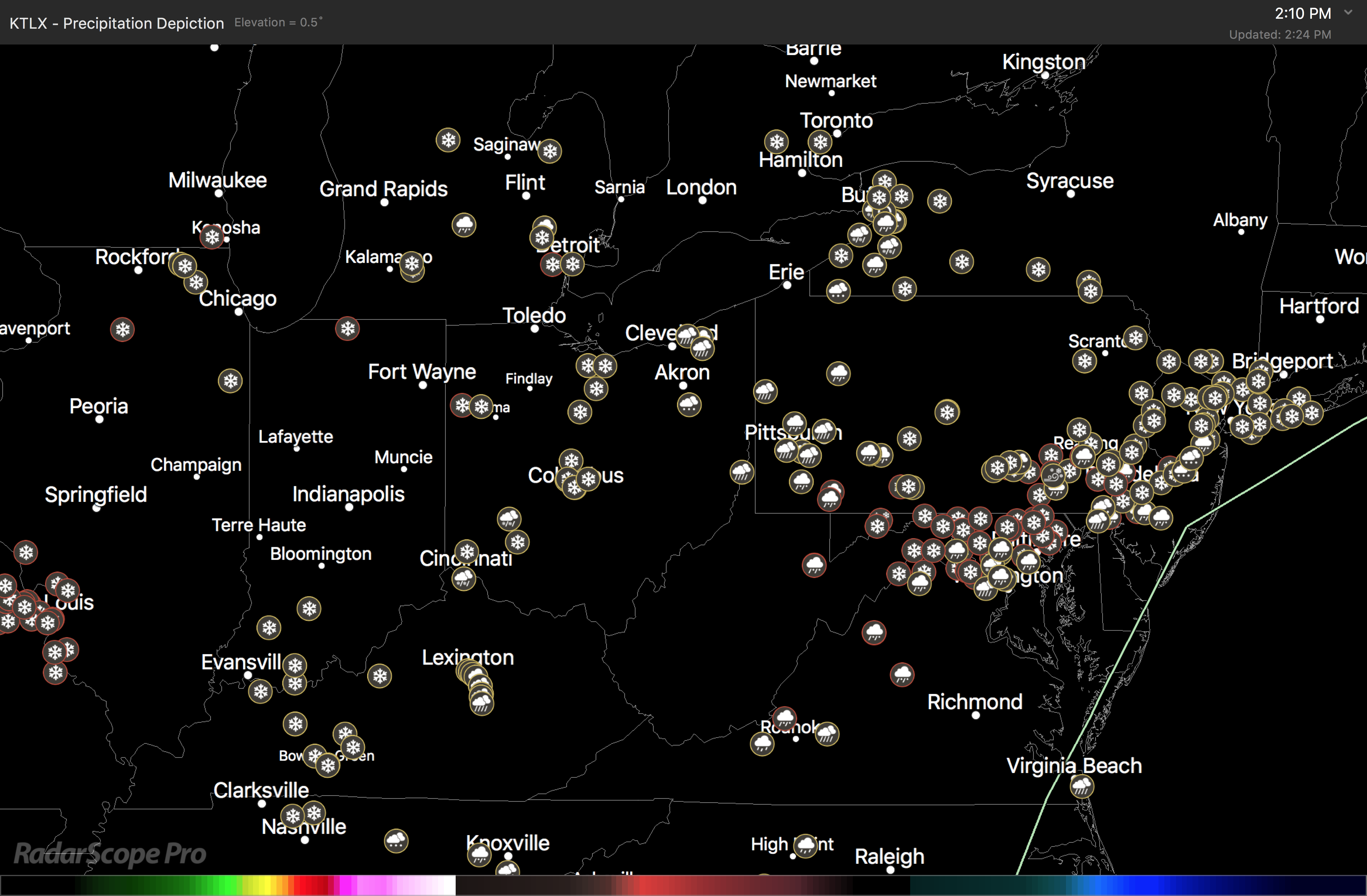 RadarScope mPING and LSRs - Nov 15