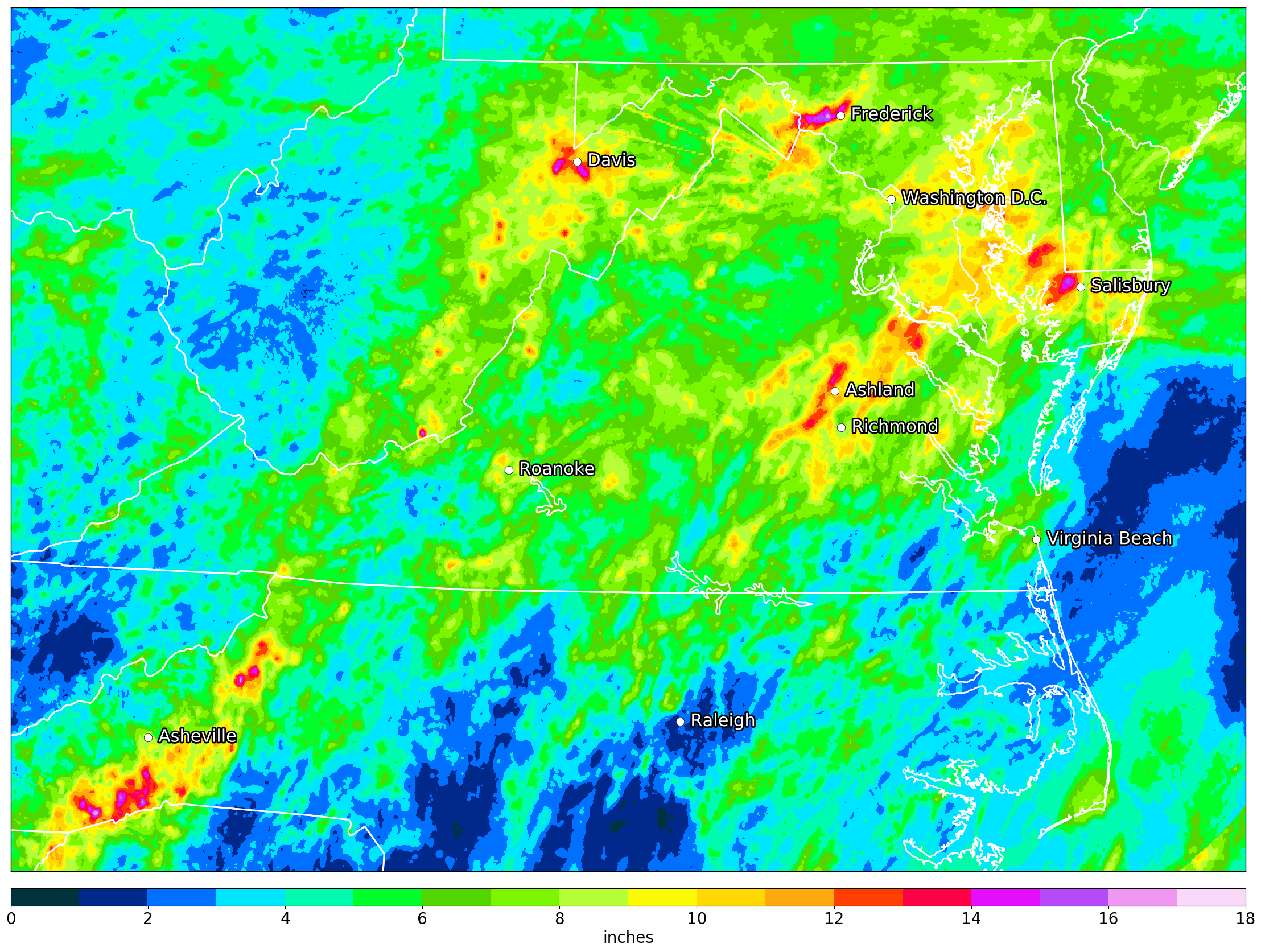 WDT MetStorm Rainfall Accumulation