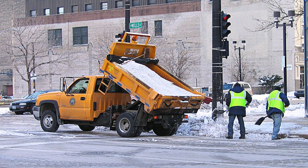 Salt Truck in Milwaukee