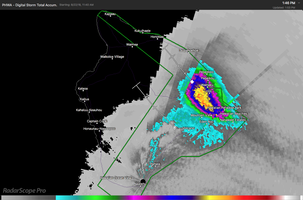 Digital Storm Total Accumulation - Aug 23, 2018