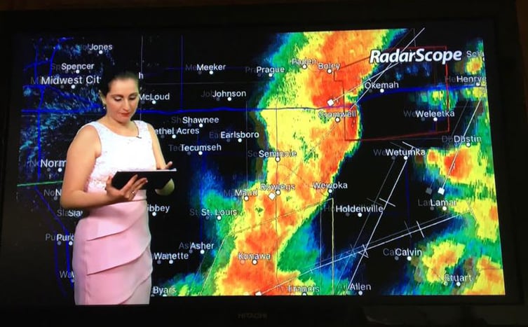 OKC Univision Using RadarScope