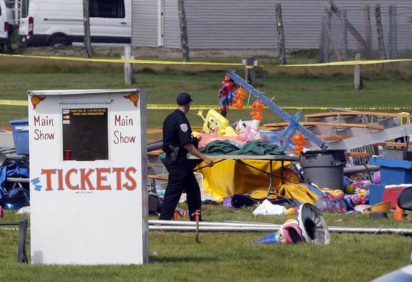 Circus Tent Collapses Due to Severe Winds