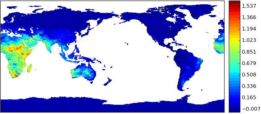 GFS Potential Evapotranspiration