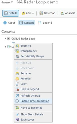 Enabling time, so data service can be animated Enabling time, so data service can be animated