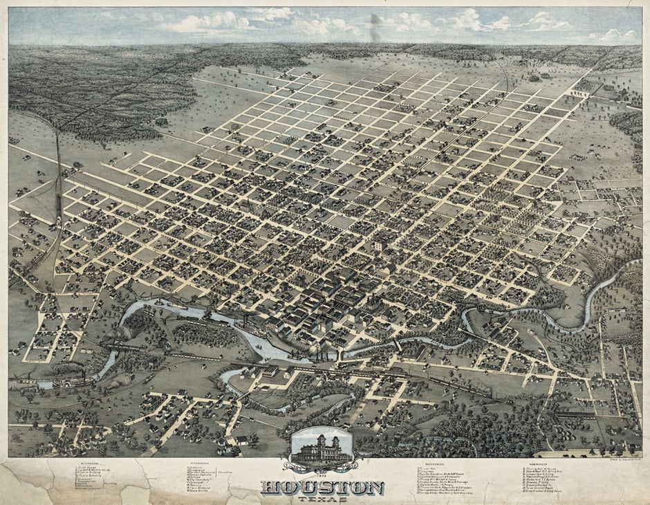 Houston in 1873