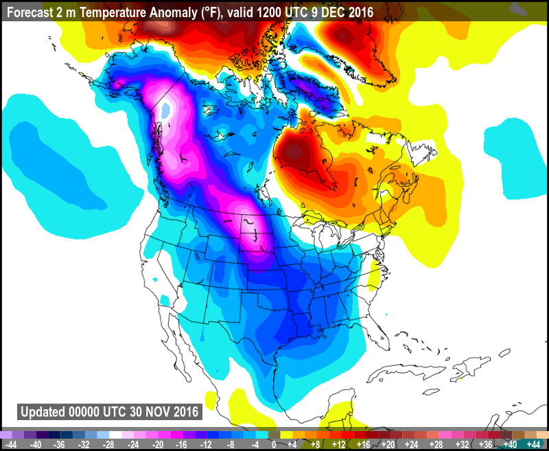 Forecast 2m Temperature Anomaly