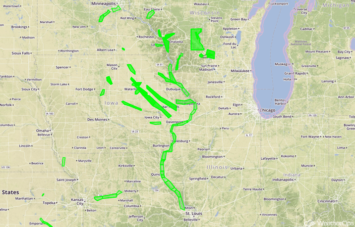 Flood Warnings Map- valid Sept 26