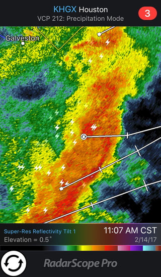 RadarScope Mesocyclone Icon