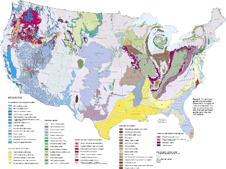 US Aquifers Map