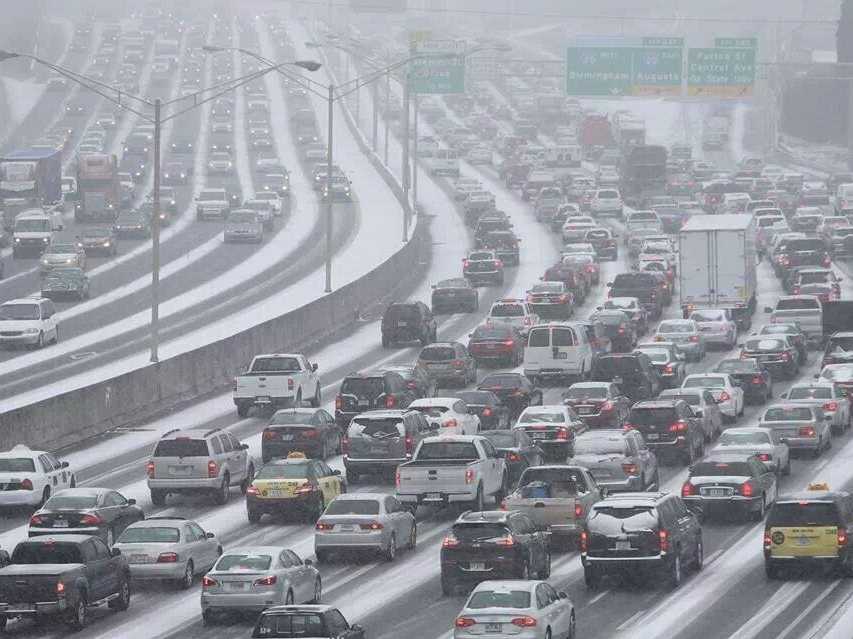 Atlanta snow January 2014