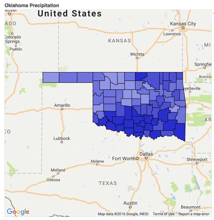 Bokeh counties plotted result