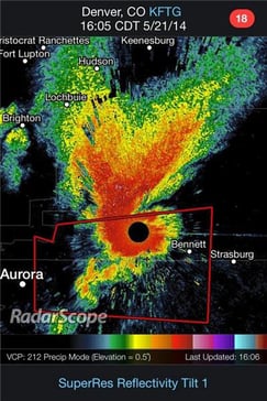 Colorado Supercell Blockage