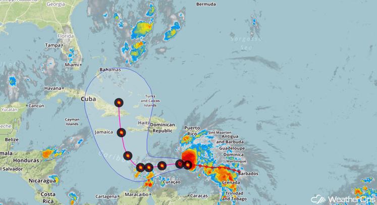 Hurricane Matthew Track Forecast