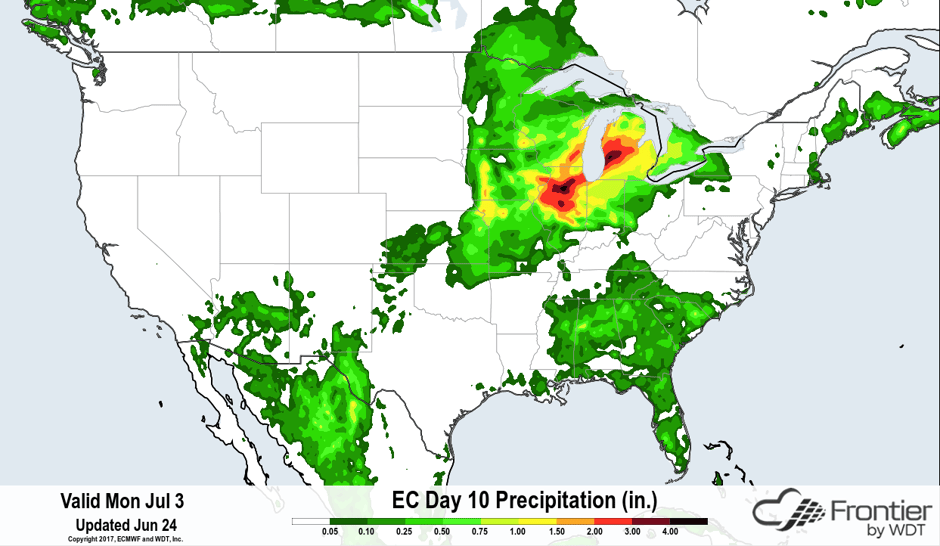 Frontier Precipitation Forecast