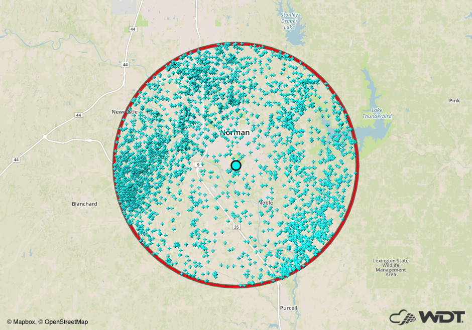 WDT Archive Lightning Data on May 17, 2017