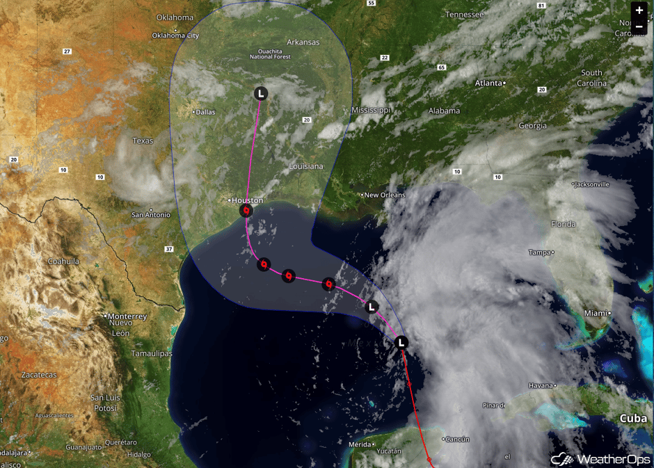 Current Path of Potential Tropical Cyclone 3- June 19, 2017