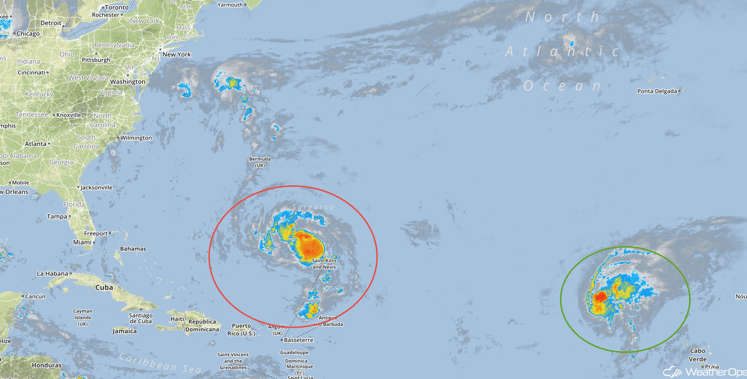 Tropical Infrared Satellite Thursday, September 22, 2016