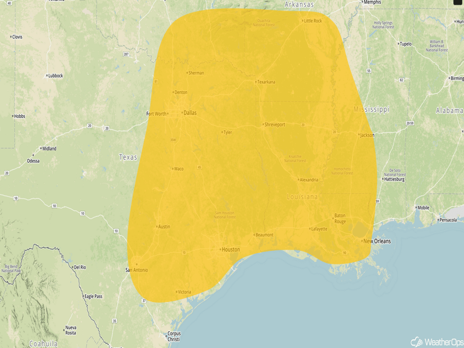 Thunderstorm Risk Outline for Wednesday, May 3, 2017